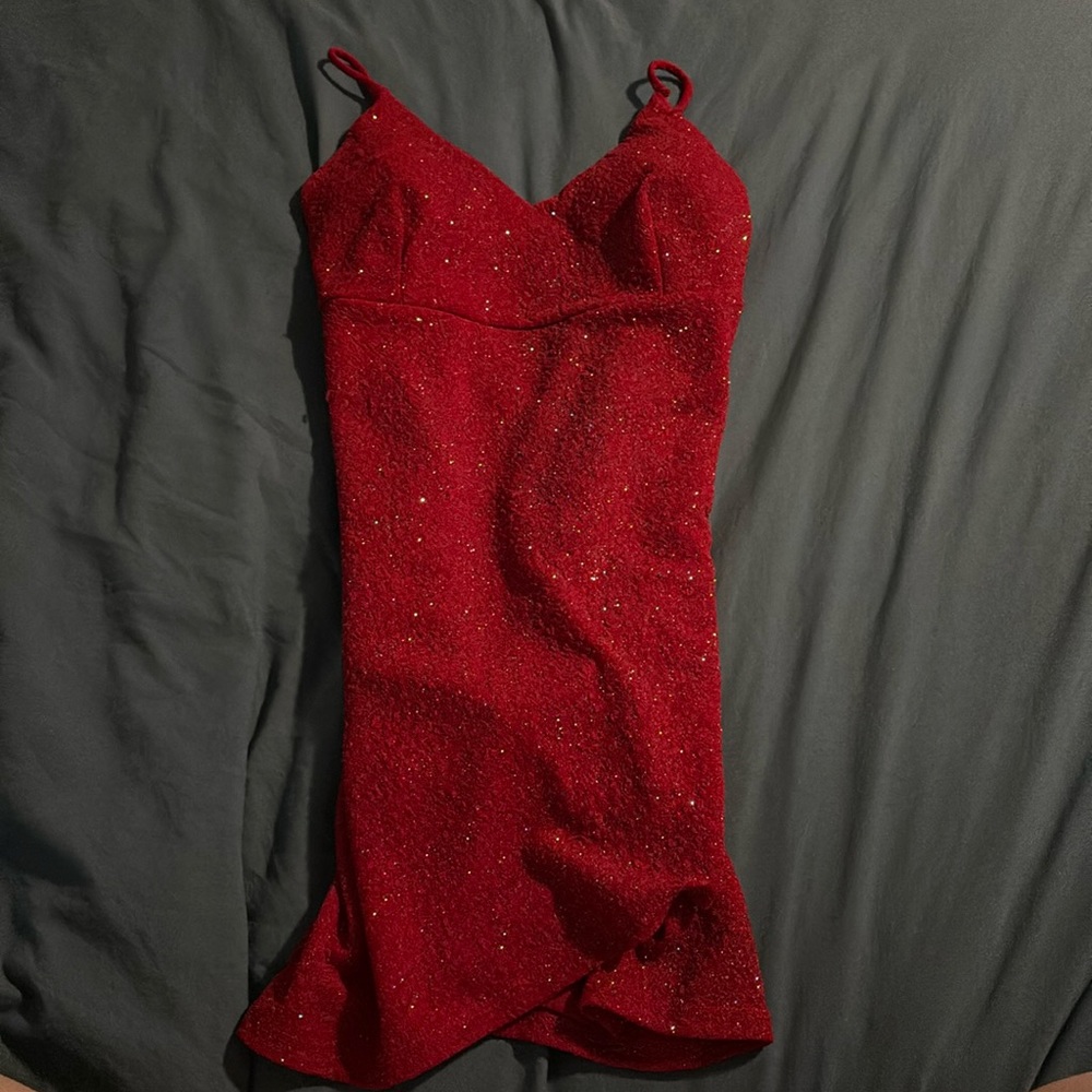 Windsor Red Sparkly Dress
